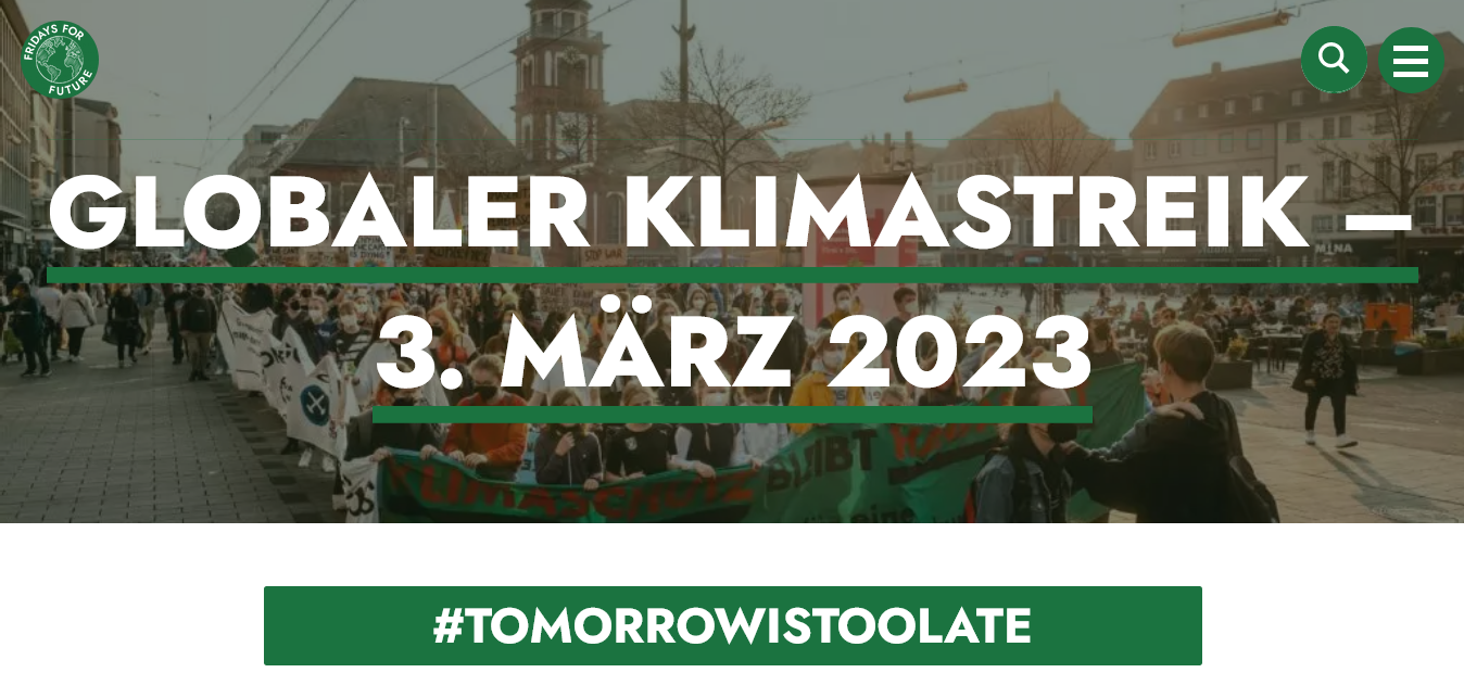 Globaler Klimastreik 03.03.23